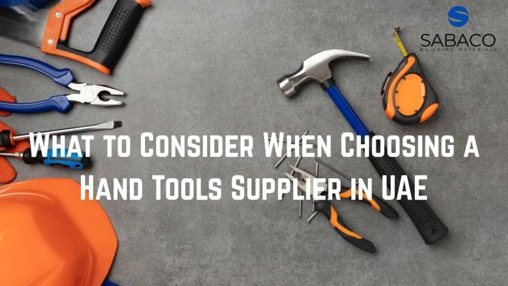 hand tool suppliers in uae