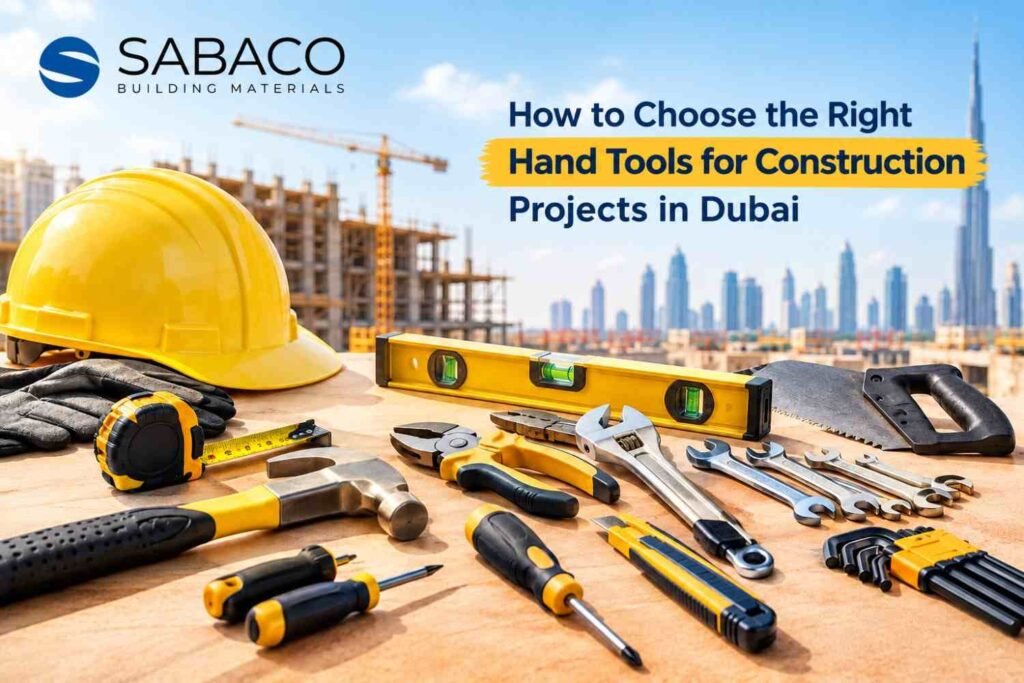 How to Choose the Right Hand Tools for Construction Projects in Dubai